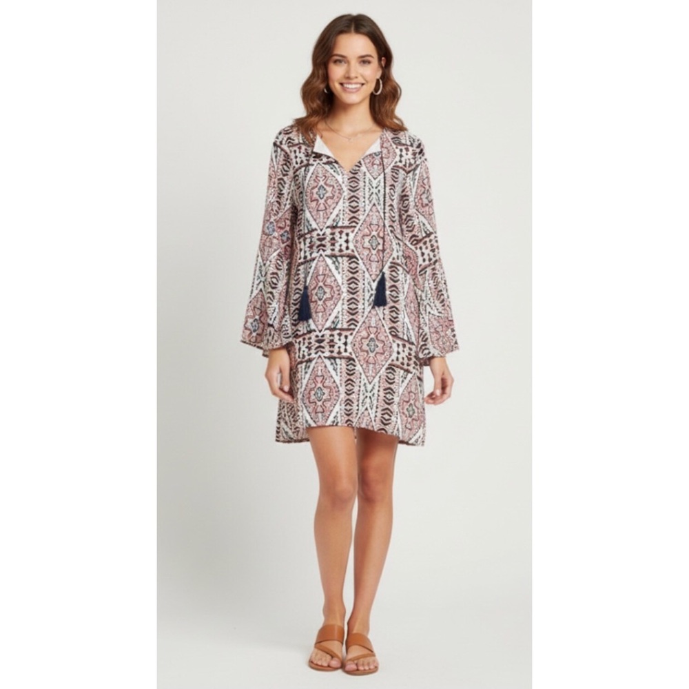 Love, Fire bell sleeve shift dress